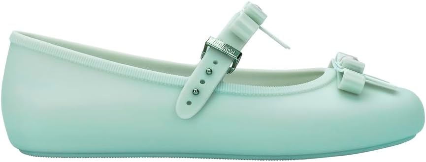 Melissa Soft Ballerina - Seasonless Flats for Women - Classic Ballet Flat Style with Adjustable Strap - Light-as-Air PVC Construction - Soft Foam Insole - Bubblegum Scent