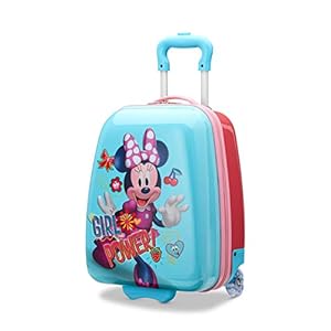 American Tourister Kids’ Disney Hardside Upright Luggage, Minnie Mouse 2, Carry-On 16-Inch