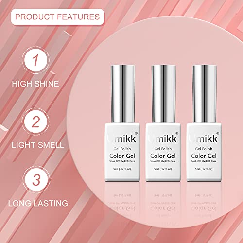 Umikk Gel Smalto per unghie Set 21 colori 5ml con