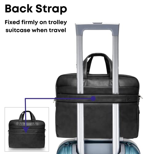 LOGGIN Briefcase Messenger Bag for laptop upto 15.6 inch, Office Travel