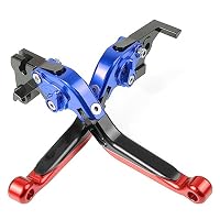 Leviers D'embrayage Moto CNC Pour Aprilia Caponord Dorsoduro 1200 TUONO/R RSV 1000 Tuono/MILLE SL 1000 Falco Leviers D'embrayage De Frein Courts/longs Perche Levier Poignée Frein (Color : Titanium