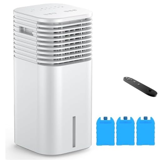 24" Windowless Portable Air Conditioner, 15H Timer & 120°Oscillation, 3-IN-1 Portable AC Unit with Remote, 2-Gal Tank, 3 Modes & 3 Speeds, Ultra-Quiet Ventless Swamp Cooler for Home Office, Pearl