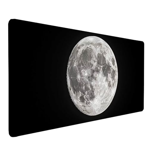 Tapis de souris XXL 150x80cm noir impermeable pour bureau et gamer