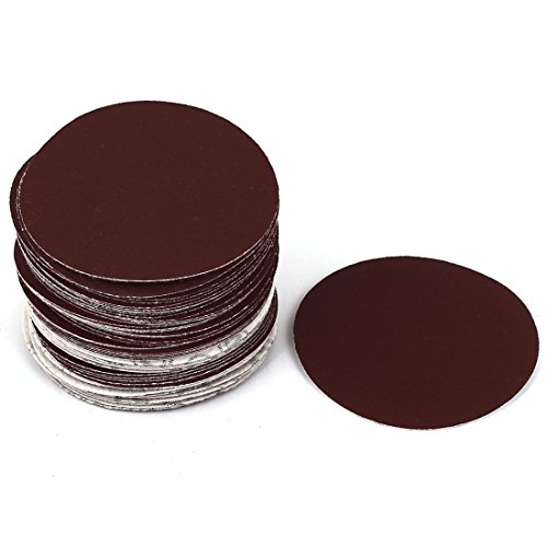 Uxcell a16031000ux0893 3inch Dia 320 Grit Sanding Disc Sandpaper 50pcs for Oscillating Tool (Pack of 50)