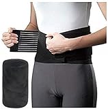 Hitchuey Elastische Rückenstütze zur Linderung von Skoliose und Ischias, verstellbare Unisex-Lendenwirbelstütze, atmungsaktiver Hüftgurt zur Vorbeugung von Rückenschmerzen und Verletzungen (M)