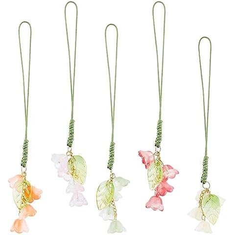 BENECREAT Flower Phone Strap Charms Cover