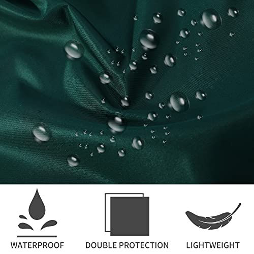 atopo 4 Stück Köche Schürze, Schürze für Männer Frauen, Wasserdichte Schürzen mit 2 Taschen, Verstellbarem Nackenband Schürzen für Küche Kochen Backen Garten BBQ (Grün