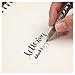 Tombow 82040 Fudenosuke Brush Pen, Twin Tip, Black/Gray Fudenosuke Brush Pen for Calligraphy and Art Drawings