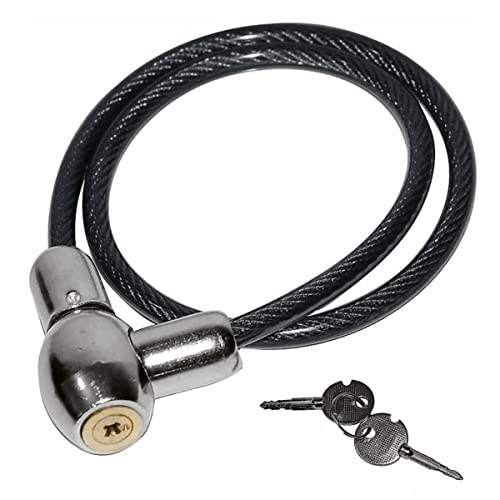 Image of Heavy Duty Cable Lock Anti Theft Lock for Multipurpose use for Bike, Cycle Lock, Helmet Lock