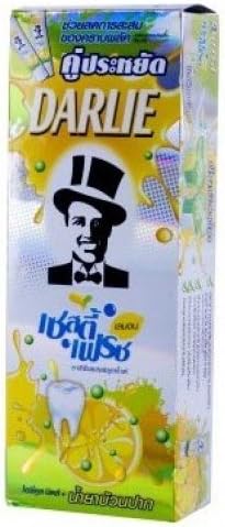 Darlie Toothpaste Zesty Fresh Lemon Net Wt 140 G X 2 Tube