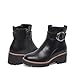 Blondo Women's Dagger Waterproof Boot, Black Leather, 8.5