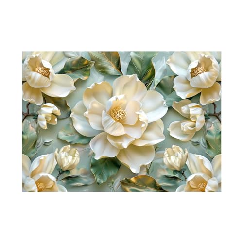 Fleurs abstraites poster mural pour créer un cocon de douceur chez soi