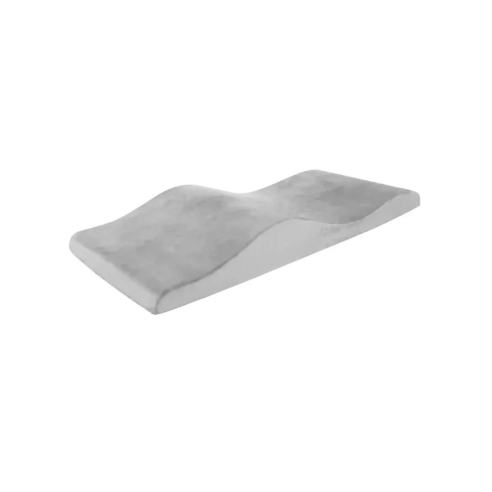 Colchon De PestañAs Curvo Cubrecama de Espuma for pestañas Espuma de Alta Densidad Suave al Tacto Camilla for pestañas Cubrecama de Masaje con Curvas ColchóN De PestañAs(Gray)