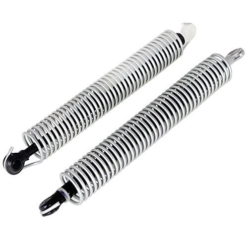 Image of Silscvtt 2 Pcs Silver Rear Trunk Lid Return Spring Right and Left Side Replacement for F10 F10N 528i 550i 535i 2011-2016 Replacement for 51247204367 51247204366
