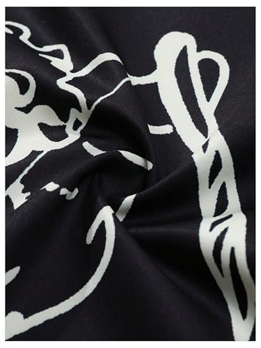 SOLY HUX Men's Summer Zip Up Graphic Tees Short Sleeve Hawaiian Tshirts Lapel Collar Tops4