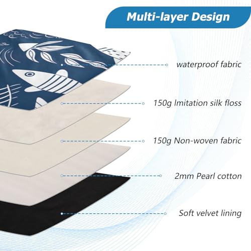 Funda Protectora para Portátil 13-14 Pulgadas Azul Oscuro miniatura 4