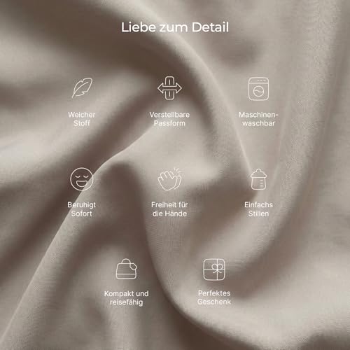 Momcozy Elastisches Tragetuch Baby Neugeborene ab Geburt | Ring Sling Babytragetuch für 3.6-15 kg | Atmungsaktiv & Ergonomisch | OEKO-TEX 100 Zertifiziert,Schwarz