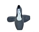 13NAAM Lucky Punjabi Jutti for Women | Waterproof Rainy Footwear | PVC Casual Flats for Girls | Anti-Skid Monsoon Wear Black (UK Footwear Size System, Adult, Women, Numeric, Medium, 6) gallery image