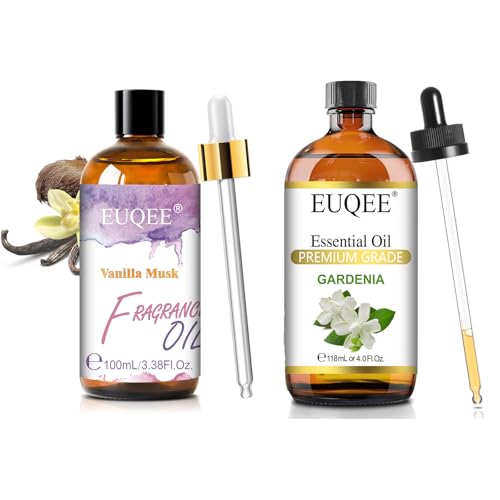 Aceite de Fragancia Vainilla Musk y Aceite Esencial Gardenia EUQEE 100ML miniatura 1