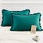 02-ruffles Teal