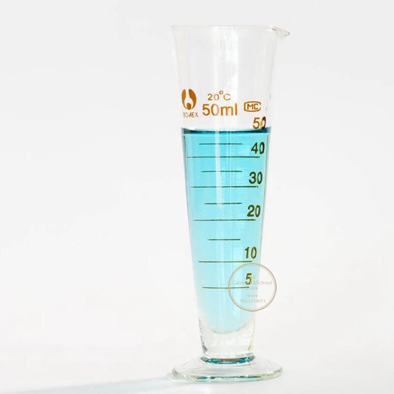 1 pièces Tasse à mesurer Triangulaire 50 ML à 2000 ML, Laboratoire de Mesure Industrielle avec Tasse à mesurer Conique graduée (Size : 1000ml)