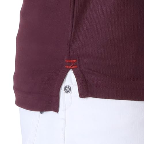 Image of Men's Premium Polo T-Shirt | Classic Collar | Smooth Finish | Half Sleeve Casual Wear (XS to 3XL)