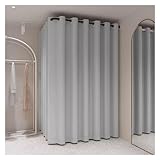 Umkleidekabine für Bekleidungsgeschäfte in L-Form, Umkleidekabinen für Einkaufszentren/Boutiquen/Büros/Bars/Hochzeitsgeschäfte/Schneiderläden, Eckumkleidekabinen zur Wandmontage zum Schutz d