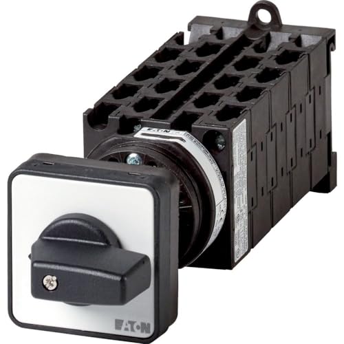 Commutateur Eaton 20A triphasé avec plaque frontale 1-2-3 pour réguler 3 vitesses