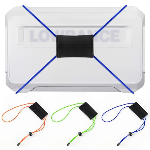 Image of 2 Pcs Fishing Graph Cover Straps - Keep Your Fish Finder Cover Secure During Travel