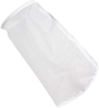 Nylon Mesh Filter Socks 50 Micron 7 inch Ring Water Liquid Filter Bags by 32 Inch Long Bag - 1 Pack 50 Micron/um 7 x 32 Inch