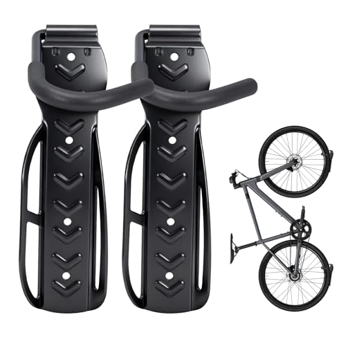 MaxxHaul 51186 Wall-Mounted Bike Rack – Heavy-Duty Steel Bicycle Hanger