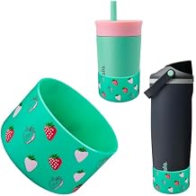 Silicone Boot for Owala 12 OZ Tumbler, Boots for Owala 40 OZ Cup Accessories, Protective Sleeve for Owala 12OZ Water Bottle Cups Bumper, Anti-Slip Protector for Bottom of Cup