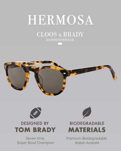 Image of Christopher Cloos x Brady Hermosa Polarized Biodegradable Sunglasses