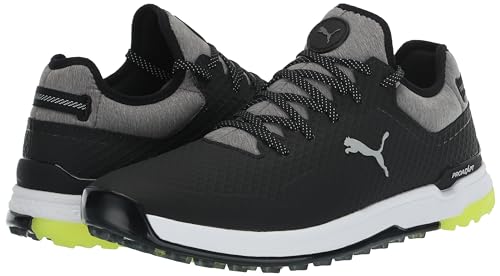 Puma Tênis de golfe masculino Proadapt Alphacat Golf, Preto, 42