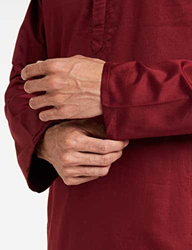 Image of Amazon Brand - Symbol Men Festive Embellished Long Kurta (Regular Fit)