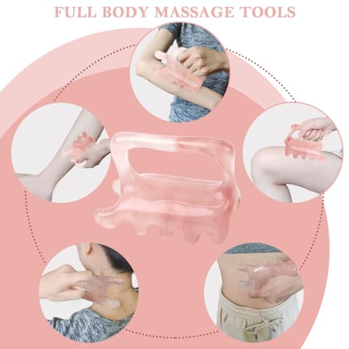 Image of HANNEA Resin Back Massager, Spine Myofascial Release Tool | Targeted Back and Spine Massage, Supports Myofascial Release and Muscle Relaxation, Resin Body, Handheld Design