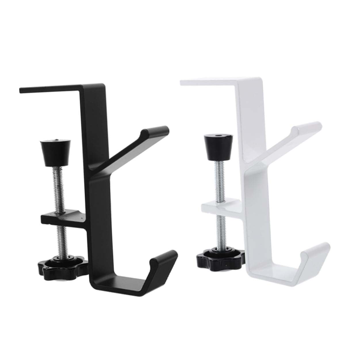 STOBAZA Fireplace Stocking Holders 2-in-1 Mantle Hanger No Drill Metal Hooks Holiday Decor Sturdy Adjustable