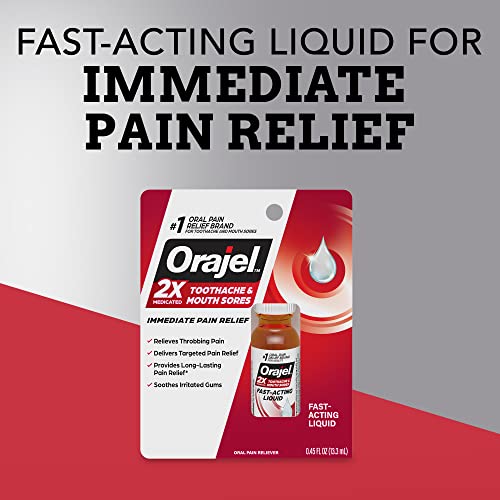 Orajel I00028090 2X Medicated Toothache & Mouth Sores Liquid thumb #6