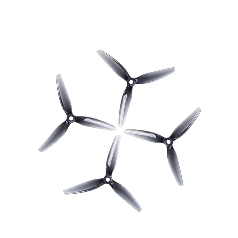 Universale 2/4 Paia di Eliche 5040 5X4X3 5" 3-Blade per Droni e Quadcopter (6 Paia Grigio)