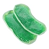 TOPPERFUN 2 Stück Kühlende Gel Augenmaske Sanfte Entspannung für Müde Augen bei Allergien und Augenstress mit Elastischem Band für Optimalen Sitz für und Damen