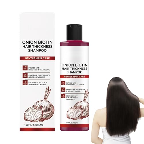 Champú De De Y Biotina De Romero - 100 Ml, Limpieza Del Cabello Reparadora Nutritiva Hidratante | Champú Hidratante Para Hombres Mujeres Rizado Fino Seco Graso Picazón