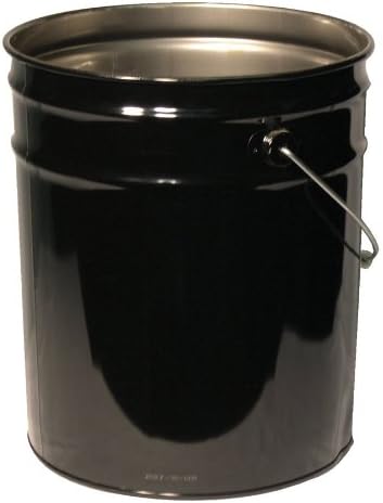 Freund 302-1252 28"x26" Open Head Steel Pail, 5 Gallon Capacity