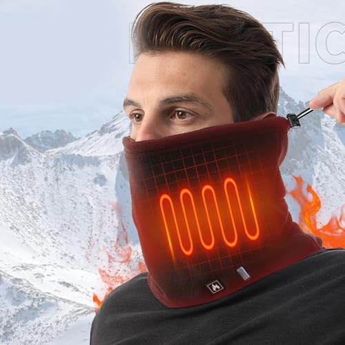 Bufanda calefactable USB con control de temperatura de tres velocidades en terciopelo suave 3