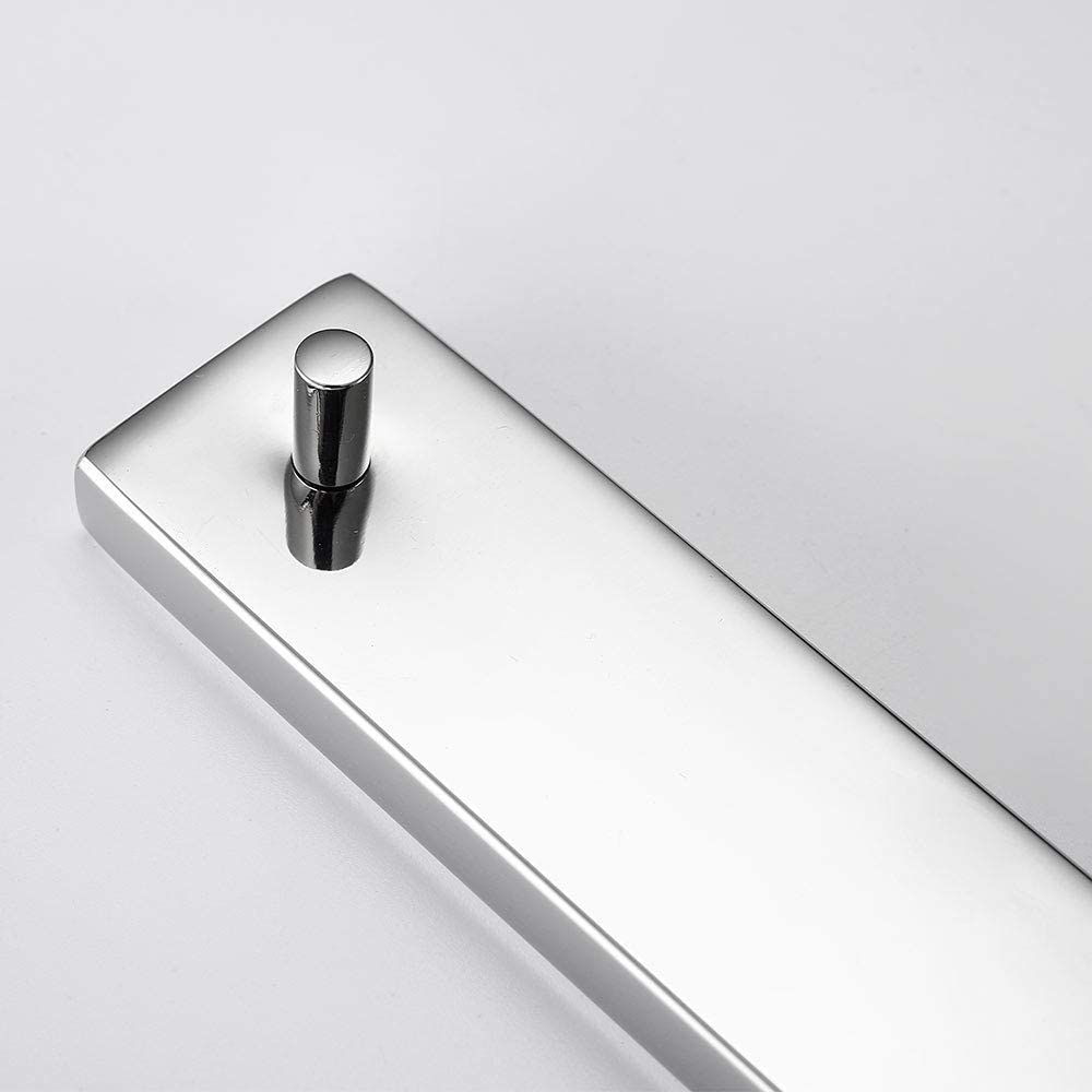 Toallero Susadhesivo Juego de Accesorios de baño Barra de Toalla cromada Plateada Gancho para Toalla Toalla de Pared Soporte de Papel higiénico/Toalla Star of Light