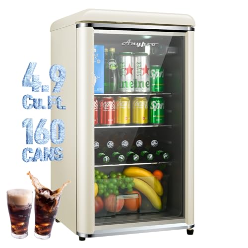 Anypro FLB-80G Retro Beverage Refrigerator Cooler cover