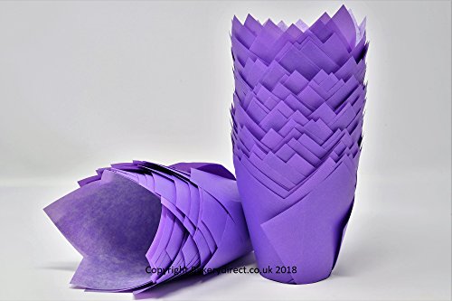 Bakerydirect Muffinförmchen, Standardgröße, Violett, 50 Stück Cover