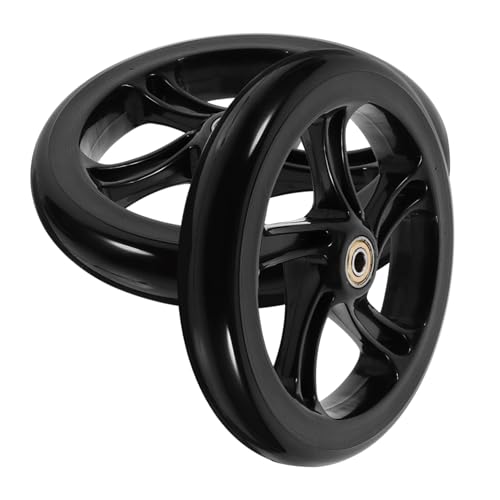 minkissy Roues De Scooter En Polyuréthane 175Mm Lot De 2 Roues De Remplacement Pour Fauteuil Roulant Et Trottinette Accessoires De Mobilité Résistantes À...