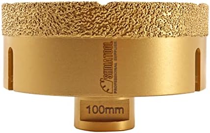 SHDIATOOL Diamond Core Drill Bit,Hole Saw Diameter 10mm M14 Thread Vacuum Brazed for Ceramic Porcelain Tile Granite Marble Masonry Brick2pcs