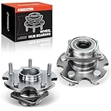 A-Premium 2 x Rear Wheel Bearing and Hub Assembly with 5-Lug Compatible with Toyota Matrix 2009-2013, Pontiac Vibe 2009-2010, AWD Only