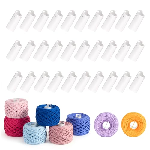 Image of Caydo 30pcs Reusable Yarn Cake Tubes for Our Electric Yarn Winders M1